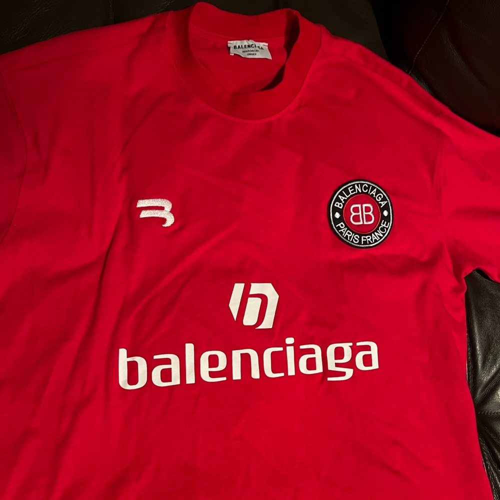 Balenciaga Soccer Jersey Tee Shirt